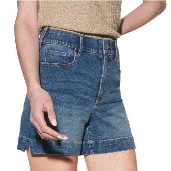 White House Black Market Pants - WHBM 5" Denim High-Rise Shorts, Size 6, Like New